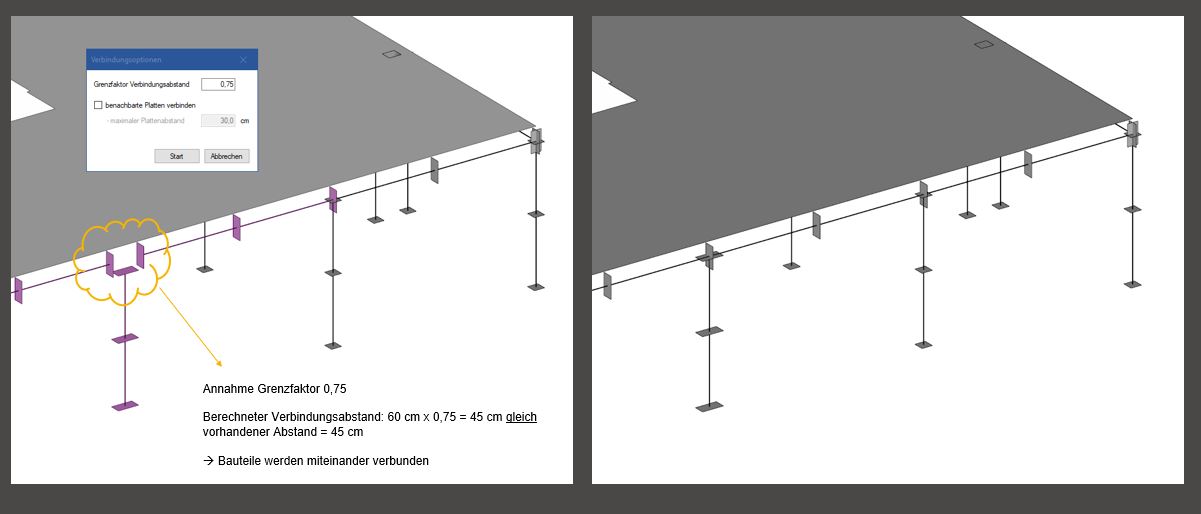 BIM Connector: Grenzfaktor am Beispiel von stabförmigen Elementen | FRILO