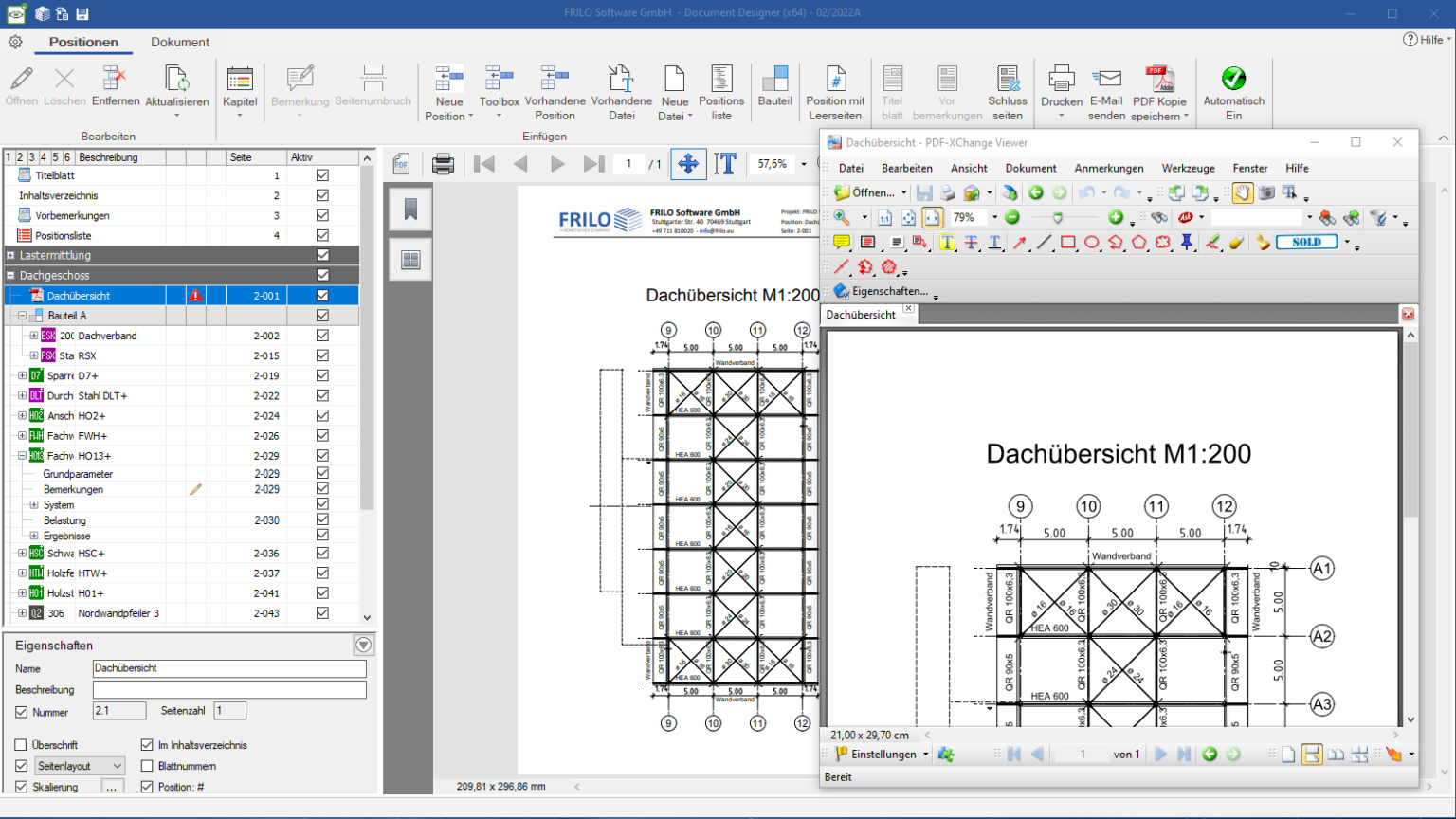 Document Designer I FRILO
