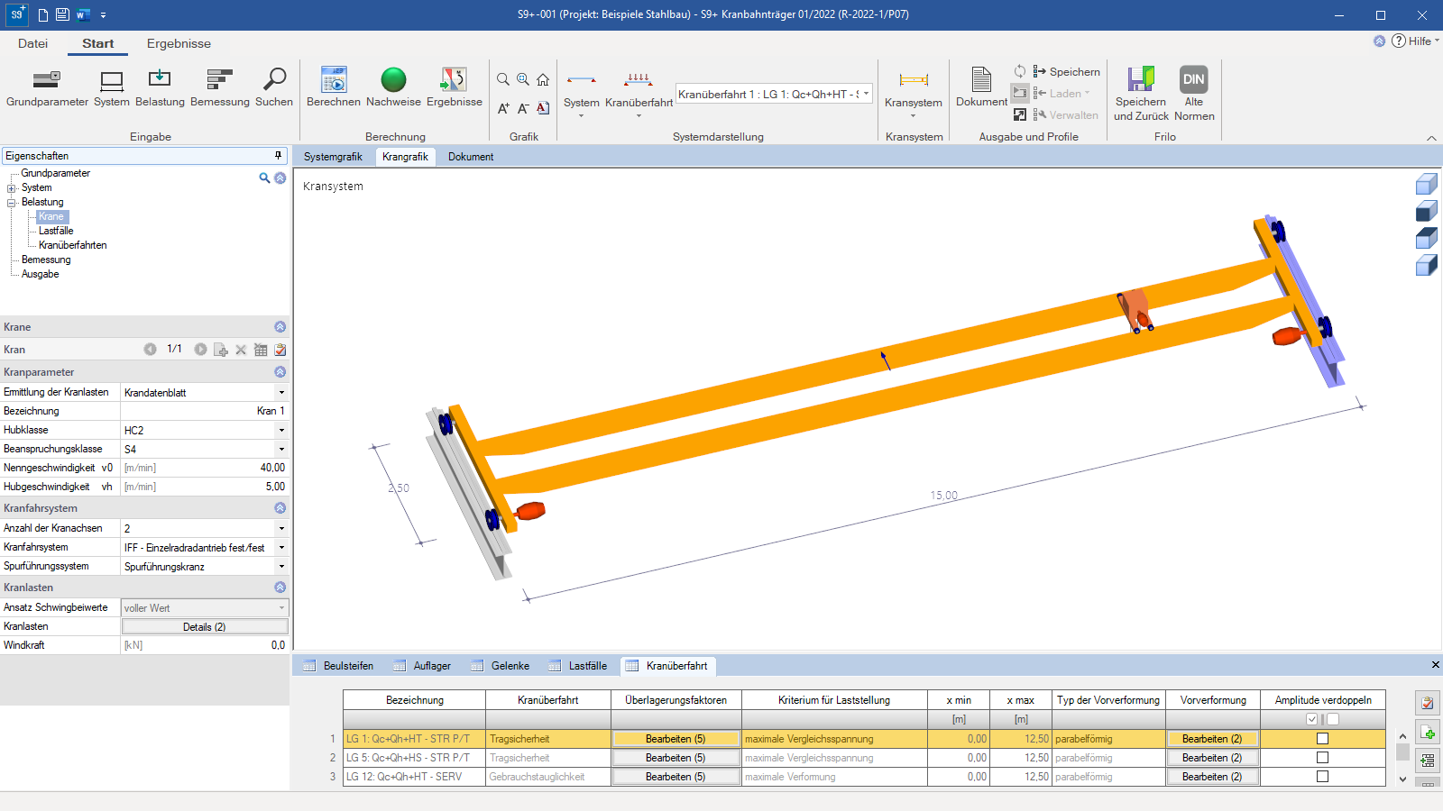 3D Ansicht Kransystem