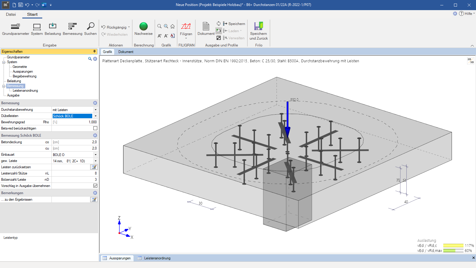 B6+ 3D Ansicht