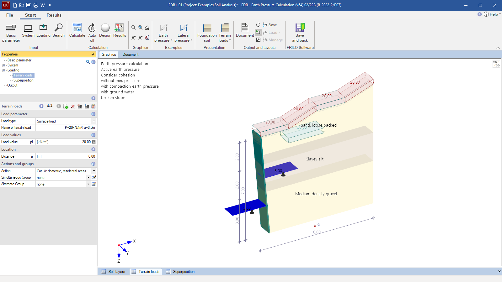 EDB+ user interface