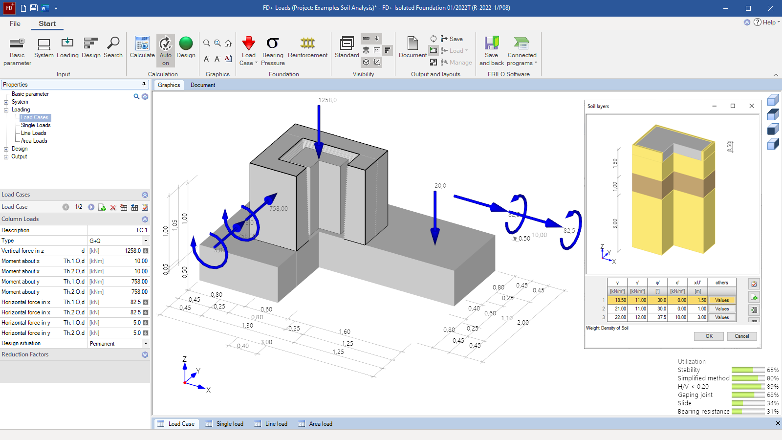 FD+ user interface