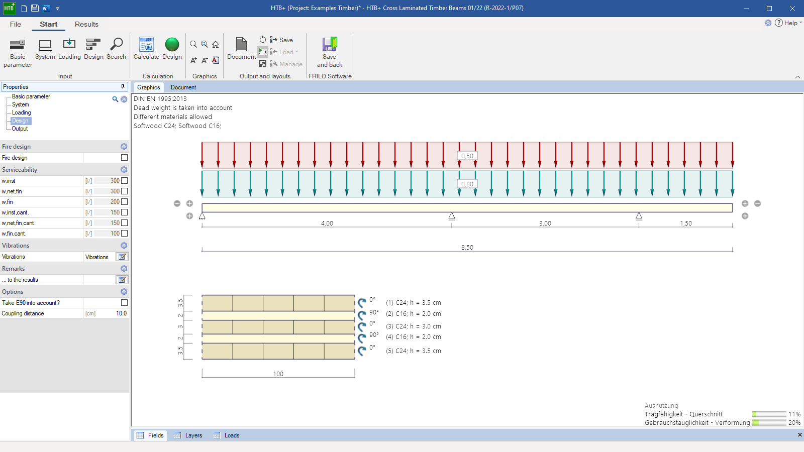 HTB+ user interface