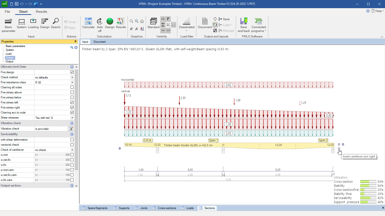HTM+ user interface