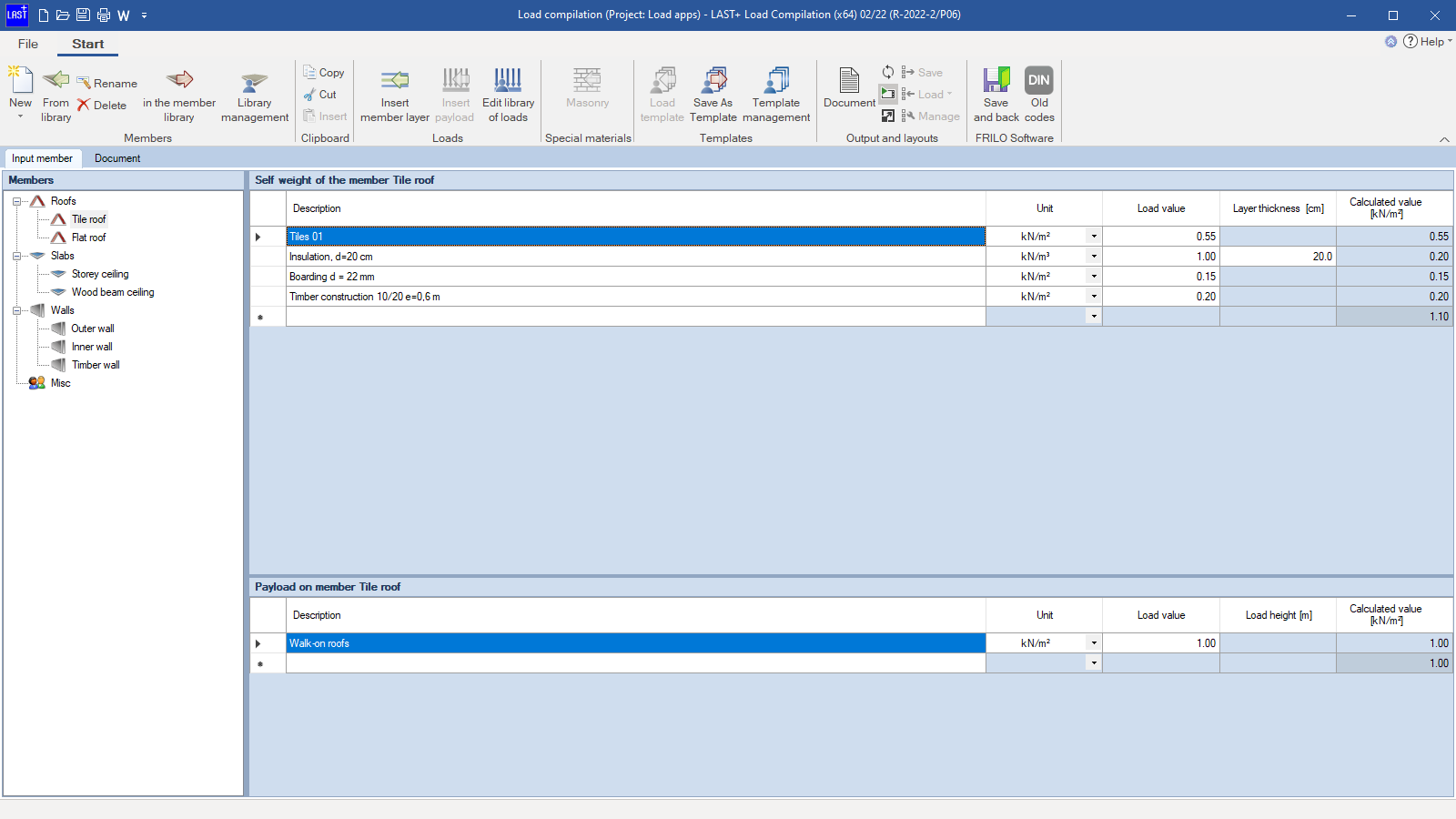 LAST+ user interface