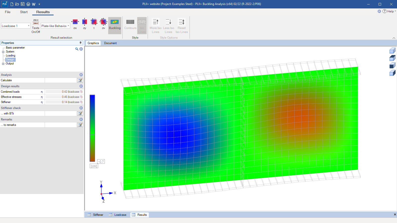 Result graphic | buckling shape