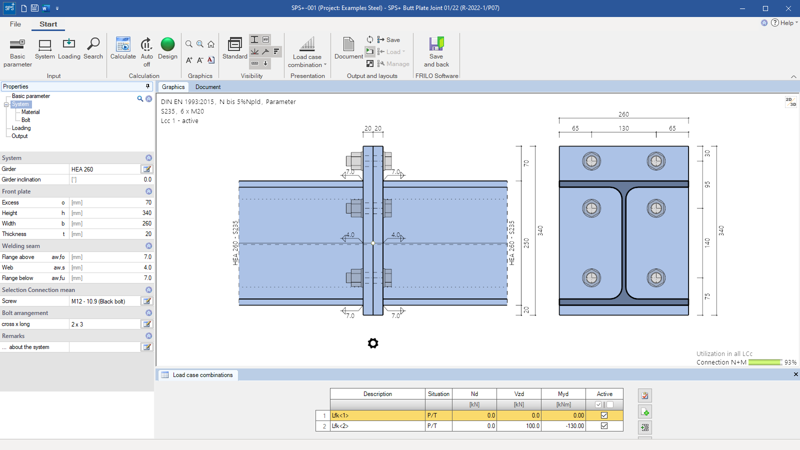 SPS+ user interface