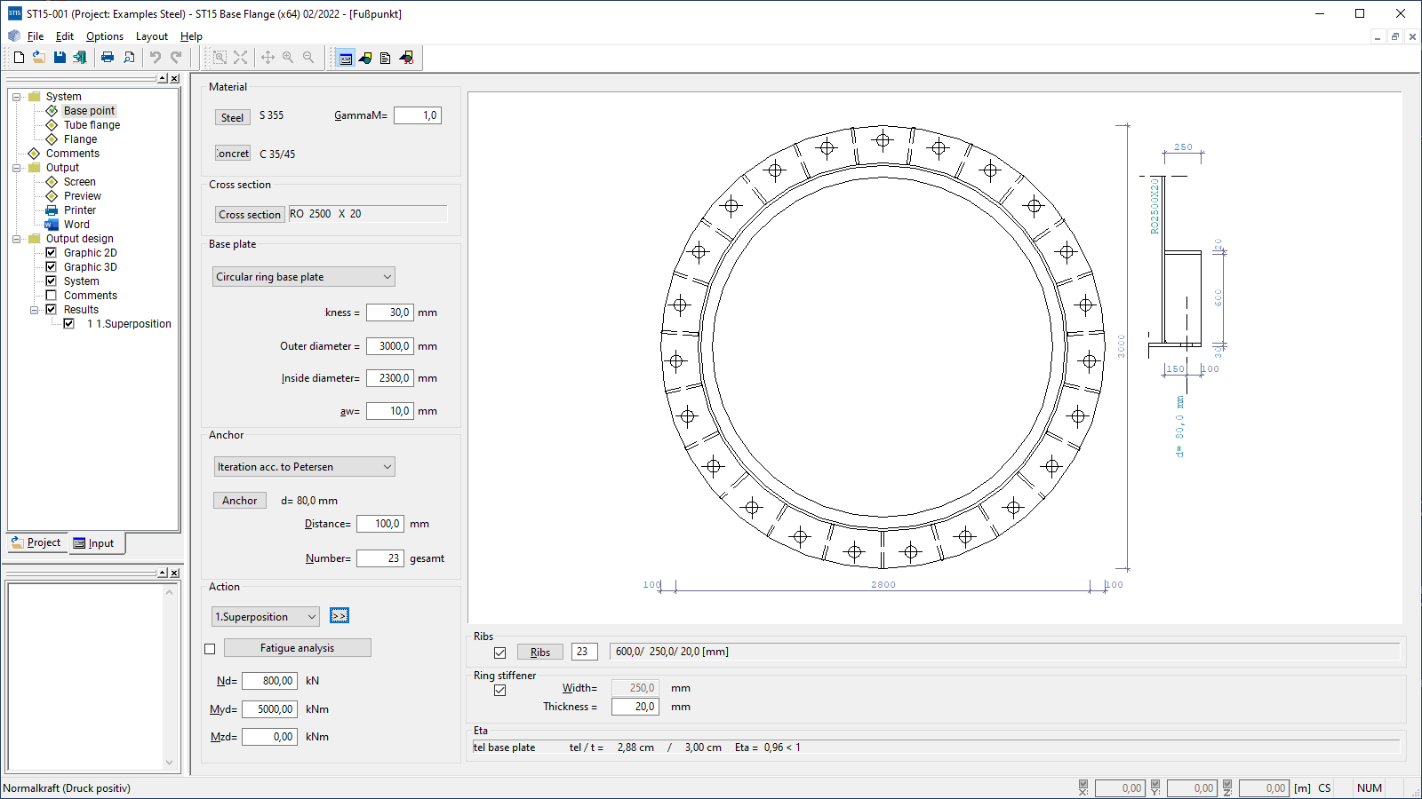 ST15 user interface