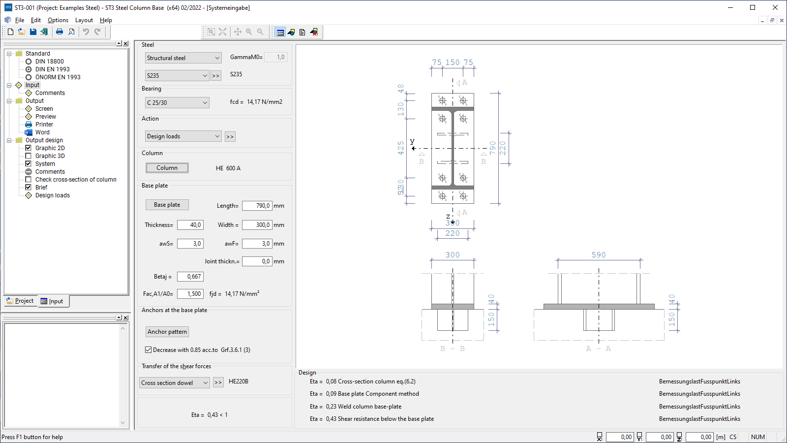 ST3 user interface