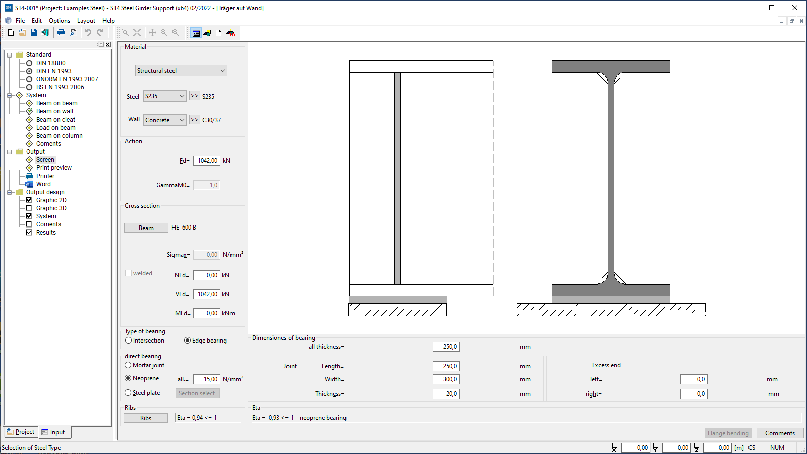 ST4 user interface