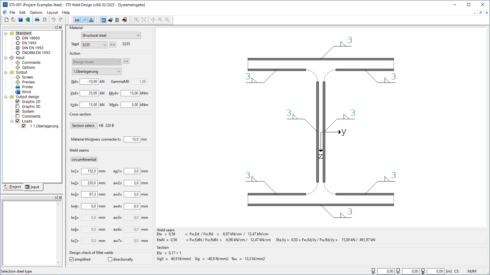 ST5 user interface