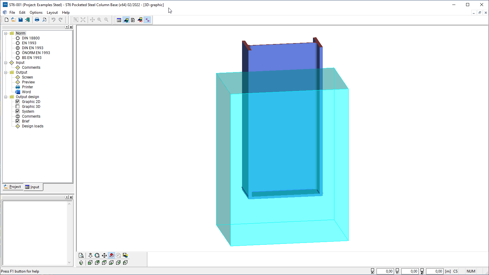 Graphical representation in 3-d