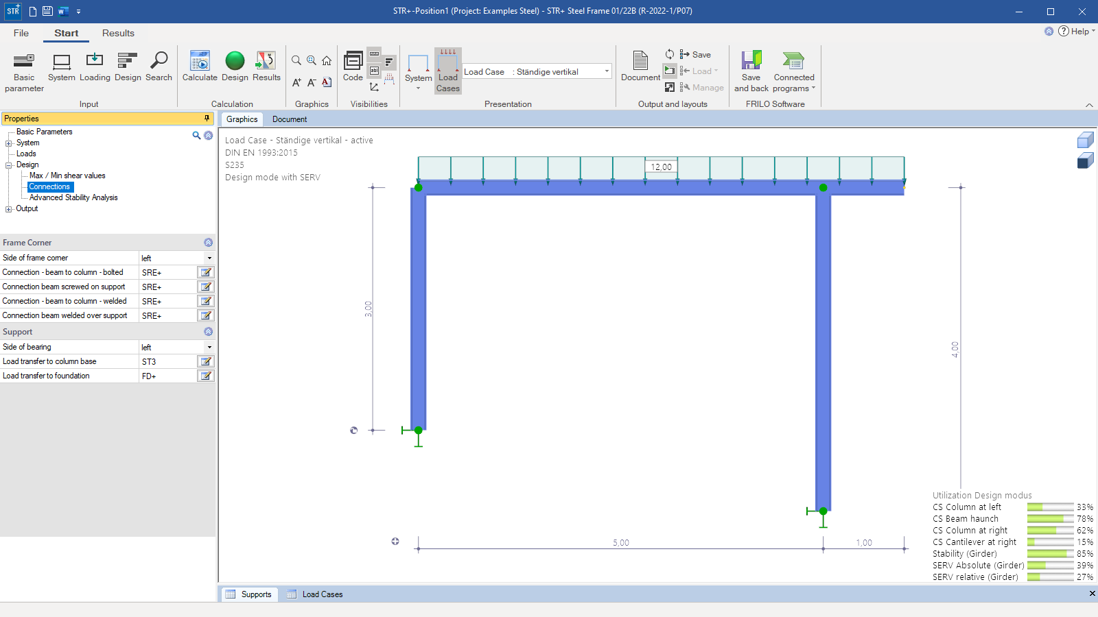 STR+ user interface
