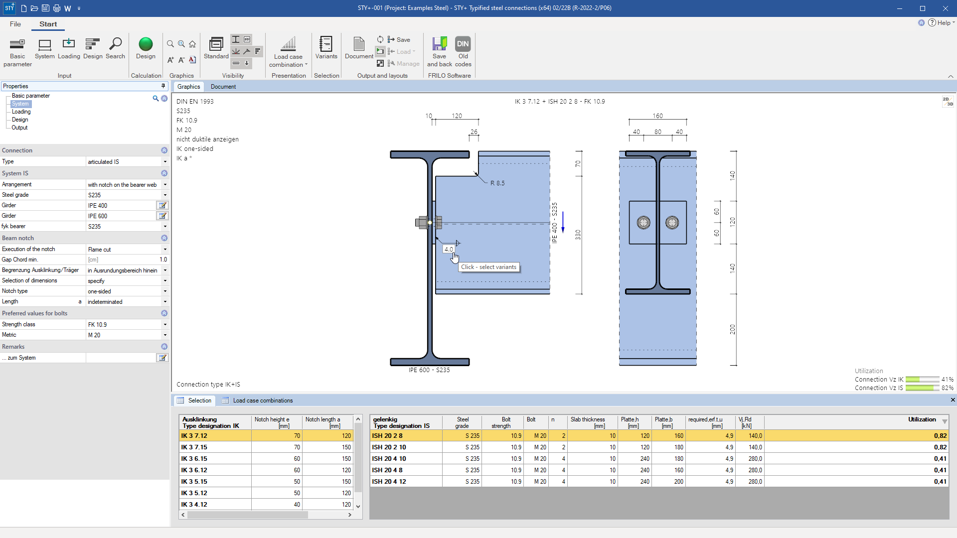 STY+ user interface