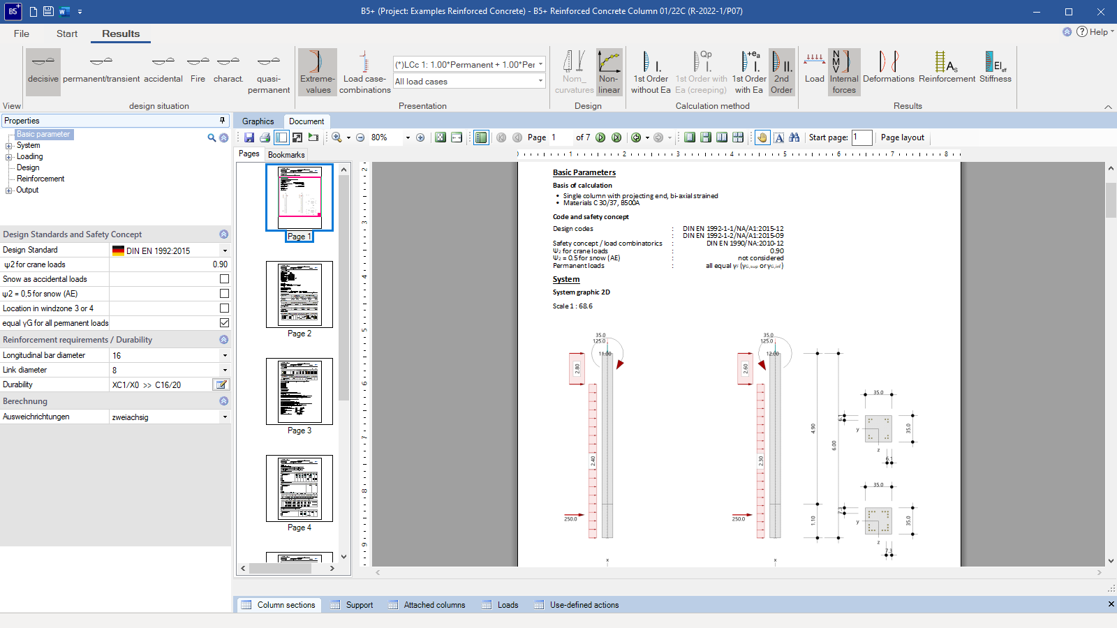 Output document with graphic