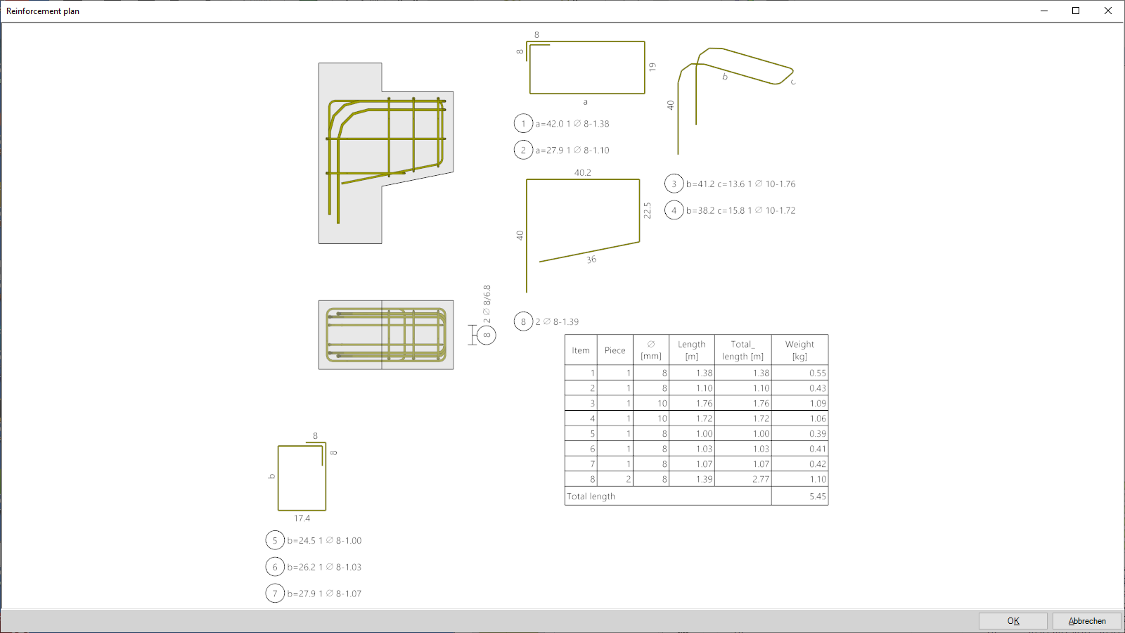 Reinforcement drawing