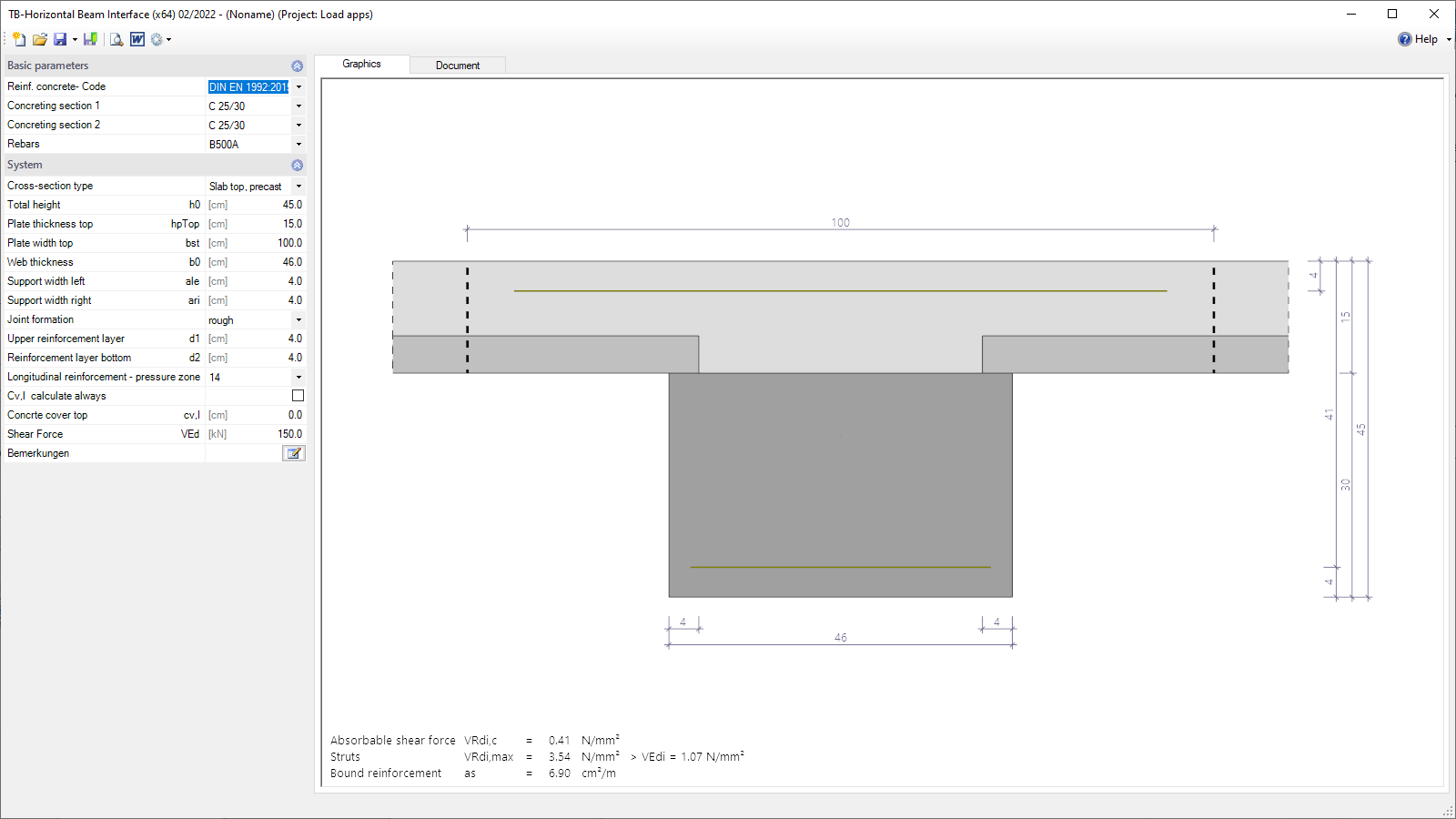 Horizontal Beam Interface