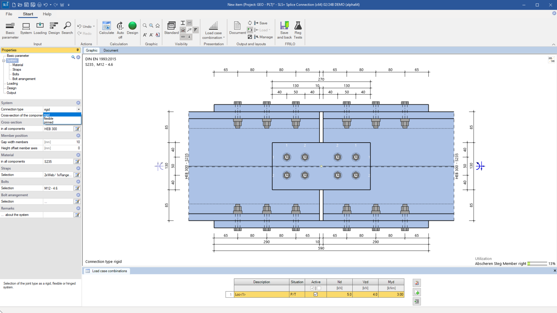 Analysis and design of steel connections | FRILO